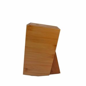Restaurant Universal Bamboo Knife Block Great Alternative To Plasticware