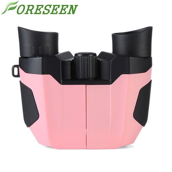 Super Safe Silver Powerful Mini Binoculars , Compact Childrens Binoculars 8x