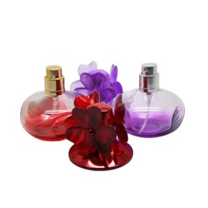 100ml round apple perfume bottle with uv apple cap