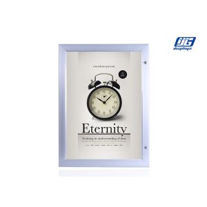 Cheap 2000lux LED Lockable Light Box with Hinged Door 2 keys A1 / Weather Proof Picture Frame for sale