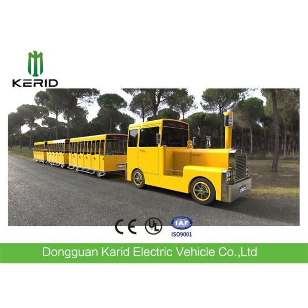 DC Motor 42 Seater Electric Trackless Train For Amusement Park / Shopping Malls