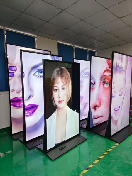 Quality Standing 75 Inch Interactive Digital Signage Display Totem Full HD 1080p LCD Monitor Touch Screen Kiosk Advertising Screen wholesale