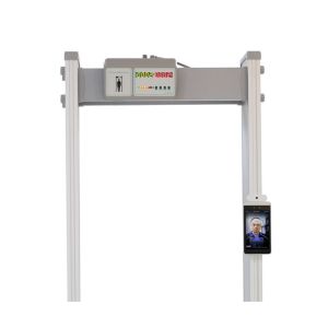 Metal Walk Through Door Frame Body Temperature Measurement With Face Recognizion
