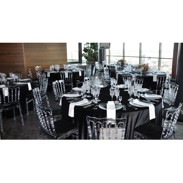 High Back Transparent Resin Chiavari Chair Nepoleon Crystal Chiavari Chairs