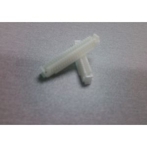 1.25mm pitch dual row wire connector with locking structure PA66 plastic