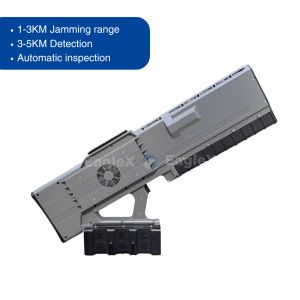 All-in-One Handheld FPV Drone Jammer with 5KM Detection Detector 900MHz 1.5GHz 2