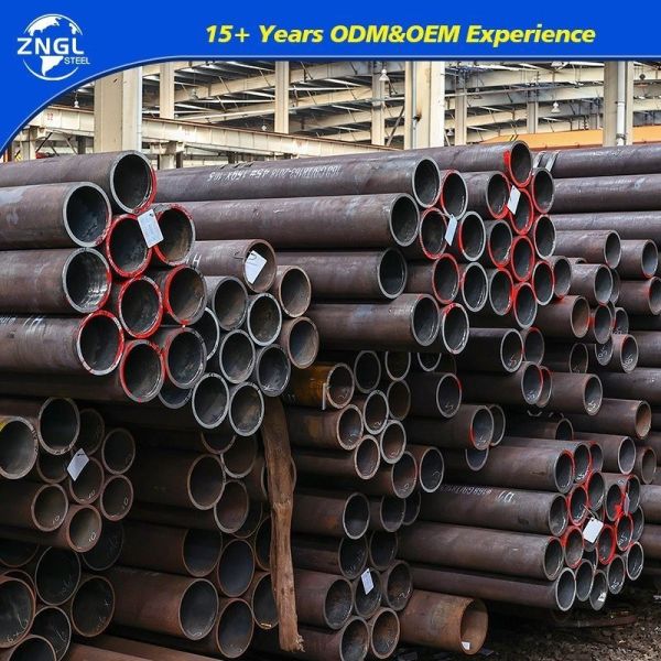 Quality Q235 Q235B Q195 Ss400 Carbon Steel Pipe Tube with Round Outer Diameter 57-325 at ASTM wholesale