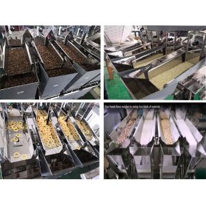 Rice Sugar Food Snack Weighing 4 Heads Linear Weigher 500g 1000g