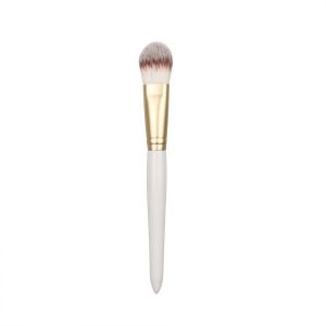 China Aluminum Ferrule Single Makeup Brush For Liquid Foundation Synthetic Bristle on sale