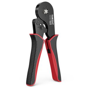 Cheap CE Aluminum Wire Crimper Tool Hexagonal Practical Black Red Color for sale