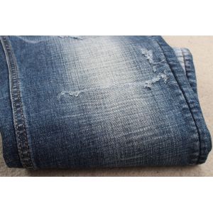 10.5 Once Crosshatch Slub Dualfx Stretch Denim Fabric For Jeans 150cm Width
