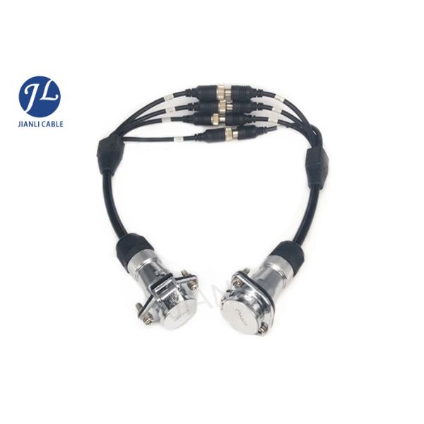 Quality Heavy Duty 7 Pin Socket To 5 Pin Splitter Cable For Caravan Backup Camera System wholesale