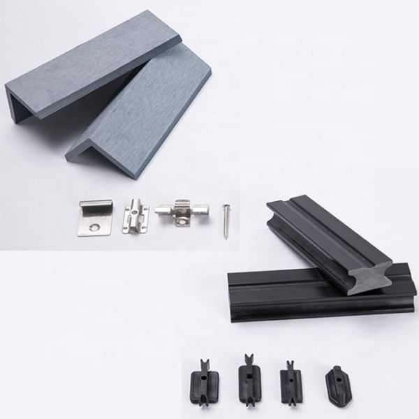 Function Connecting Stainless Steel Solid Hardwood Board Butting Deck Clip for