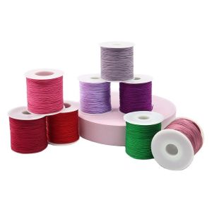 0.8mm Thick 72 Jade Thread Chinese Knot Silk Tassel Braided Bracelet Beading DIY