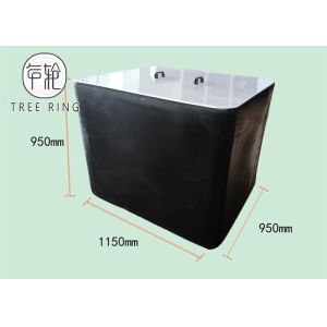 Cut Off Fishery Industries Upcycled Open Top IBC Tank 265 Gallon For Recycled