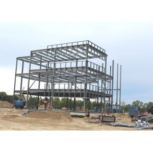 Environmental Prefab Light Steel Frame Structure Construction Buildings Multi