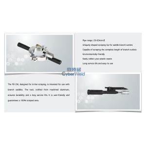20mm - 63mm Saddle Branch Outlet Rotary Scraping Tool Electrofusion Tooling