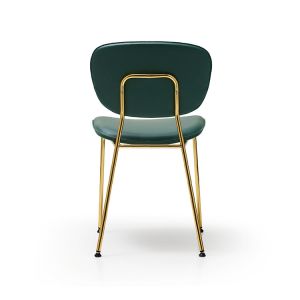 Elegant New Stackable Chairs , Green Olga Stackable Leather Chairs