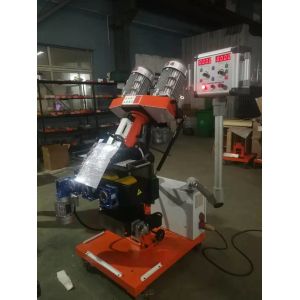 90Degree Chamfering Beveling Deburring Machine Automatic Double Head Stainless