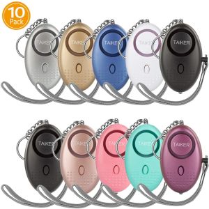 China 10 Packs Safesound Personal Alarm 125db 140db LED Wireless For Women Kids Elders on sale
