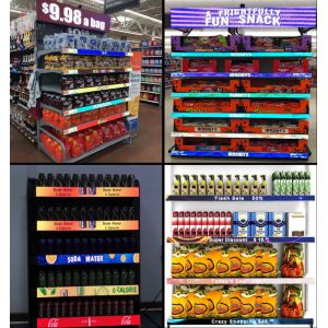 1.5625mm Pitch Led Shelf Display 1200mm X 60mm Size