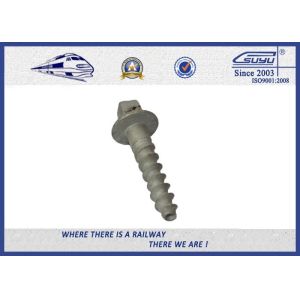 Railroad Sleeper Galvanized Screws with Plain / Zinc / HDG / Wax Surface