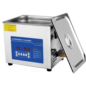 15L Industrial Ultrasonic Cleaner 360W Heater Timer Digital Control Stainless