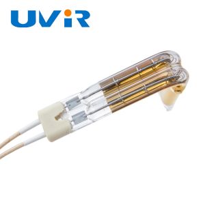 Gold Coated Halogen Quartz Infrared Heating Lamp 1380W 230V