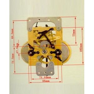 China made Chefoo 31 day key wind movement for grandfather clocks floor clocks