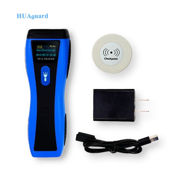 Quality Tag Security Patrol System Multi Language Flashlight Touch Switch Two Color Hua-101z wholesale