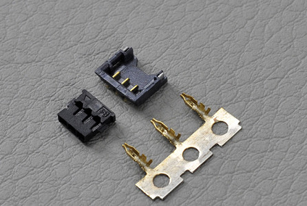 3 Pin Gold - Plated SMD PCB Header Connector 1.2mm Pitch Black 28# Applicable
