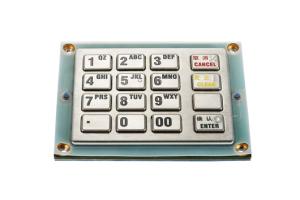 Cheap PCI EPP Stainless Steel Keyboard , Encrypting PIN Pad For Password Input On ATM Machine for sale