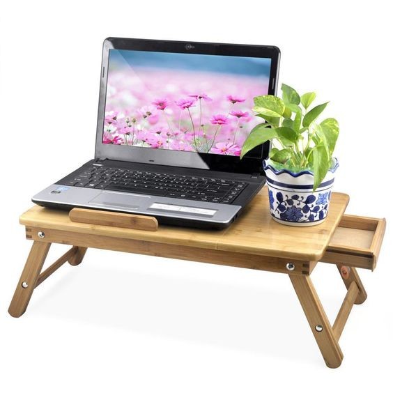 Quality bamboo large serving trays with folding legs and desk wholesale