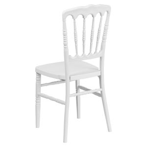 White Chiavari Chairs Wedding Stackable PP Plastic Chiavari Chairs