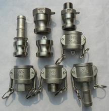 stainless steel male end threaded camlock couplings E TYPE