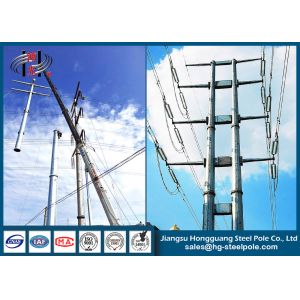 Cheap Transmission / Distribution Electrical Steel Utility Poles Polygonal for sale