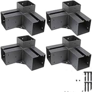 Inspection In-house/Third Party Customized Steel Pergola Brackets Kit with