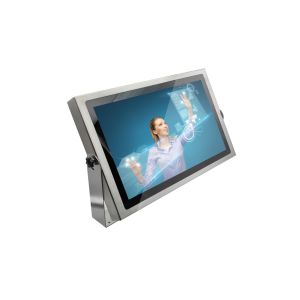 China 21.5 IP69K panel PC stainless steel yoke mount waterproof panel PC on sale