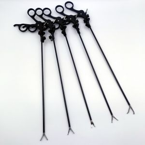 Endoscopic Surgery Instrument Laparoscopic Thin Teeth Debakey Forceps Fenestrate