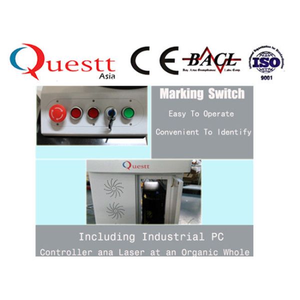 30W Fiber Laser Marking Machine PC Computer Control For Metal Silver Bangle Bracelet