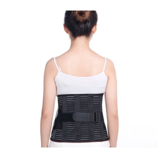 Steel Plate Waist Back Support Belt Medical Slim Cushion Lumbar Belt