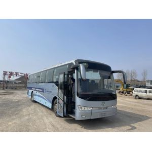2nd Hand Bus 2016 Year Used Kinglong Bus XMQ6120 Light Blue Color 48 Seats