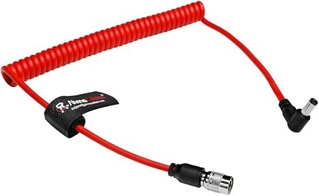 Alvin's Cables Ultra Soft DC to Hirose 4 Pin Power Coiled Cable for Sound