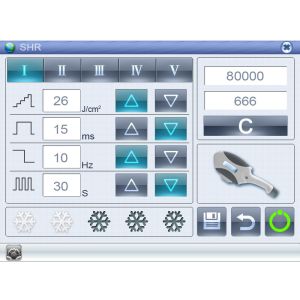 Permanent IPL+SHR+E- light Hair Removal Machine with 3 Handles / 650-950nm