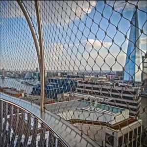 Heavy Duty Safety Stainless Steel Wire Rope Mesh Barrier Netting for Constructio