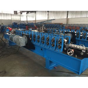Adjustable C Channel High Speed Roll Forming Machine With Hydraulic Decoiler 2