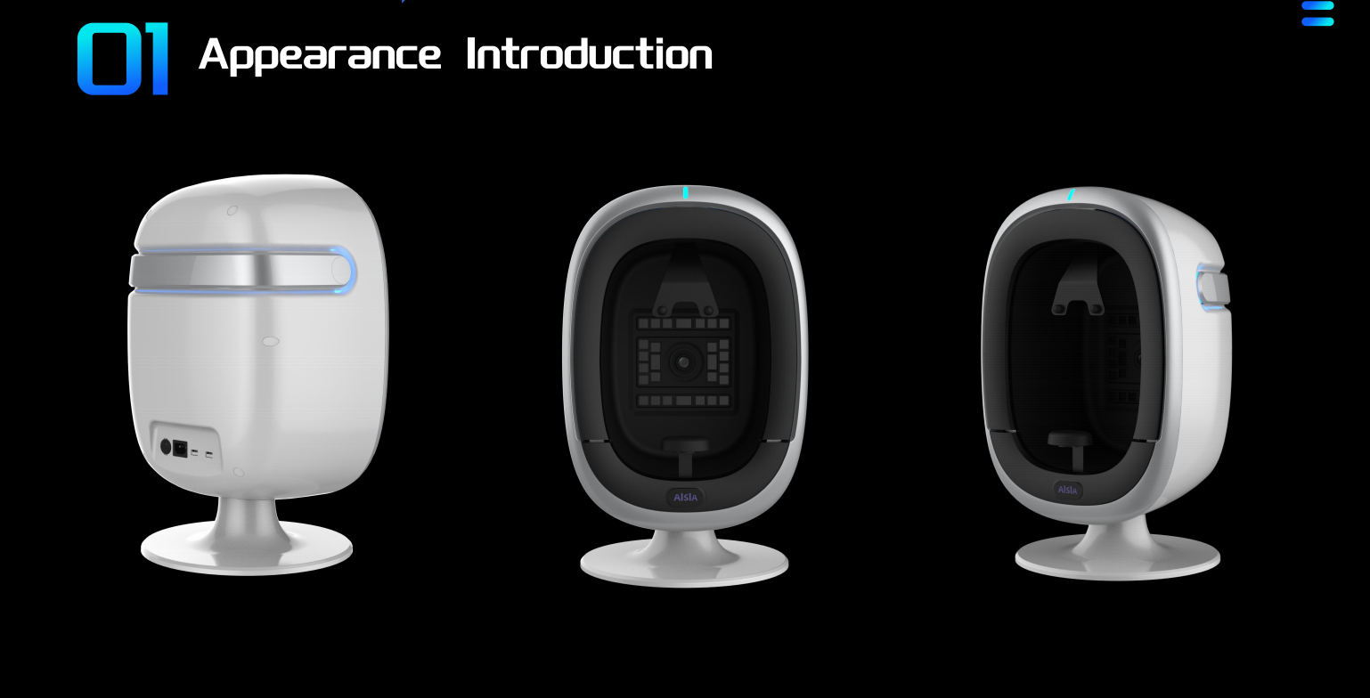 15.6 Inch Big Ipad 3D Ai Digital Smart Scanner Facial Skin Analysis Machine