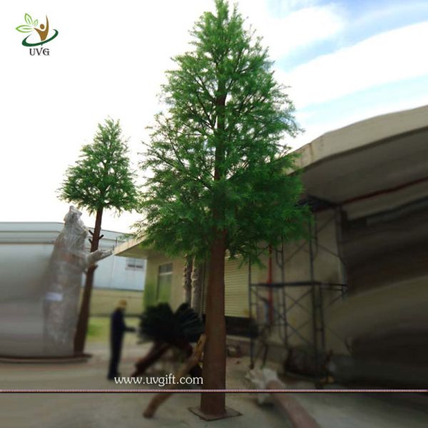 Quality UVG Base station tree engineering green pine artificial tree tower for outdoor decoration wholesale