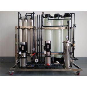 300lph Reverse Osmosis System With Double Passes And Stainless Steel Membrane