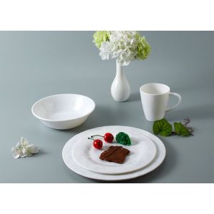 BPA Free Round Melamine Dinner Set Unbreakable For 1